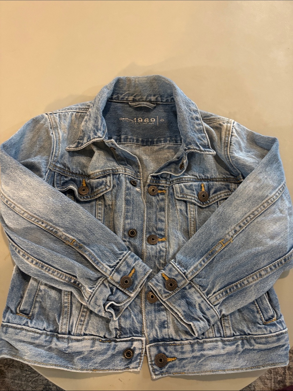 GAP Light Wash Denim Jacket for Kids